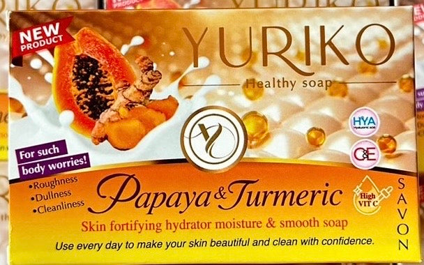 Yuriko papaya tumeric soap