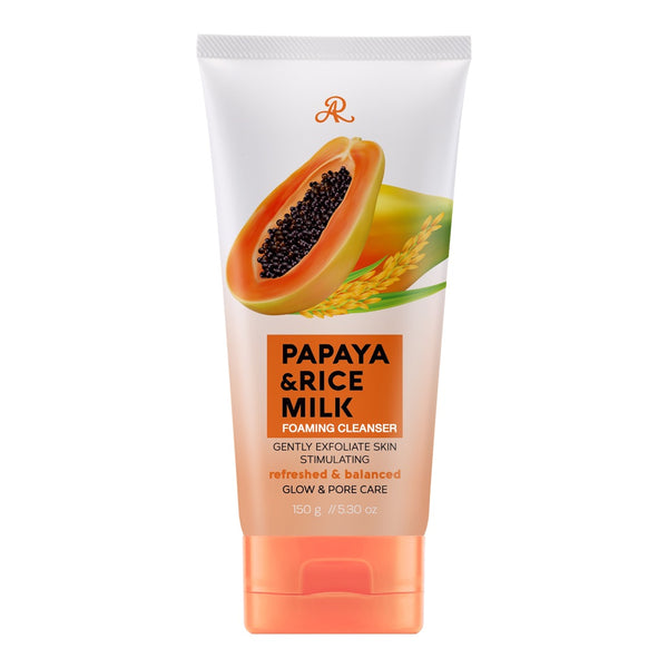 Papaya rice milk foarming cleanser