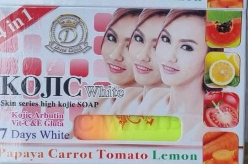 nano papaya carrot tomato lemon soap