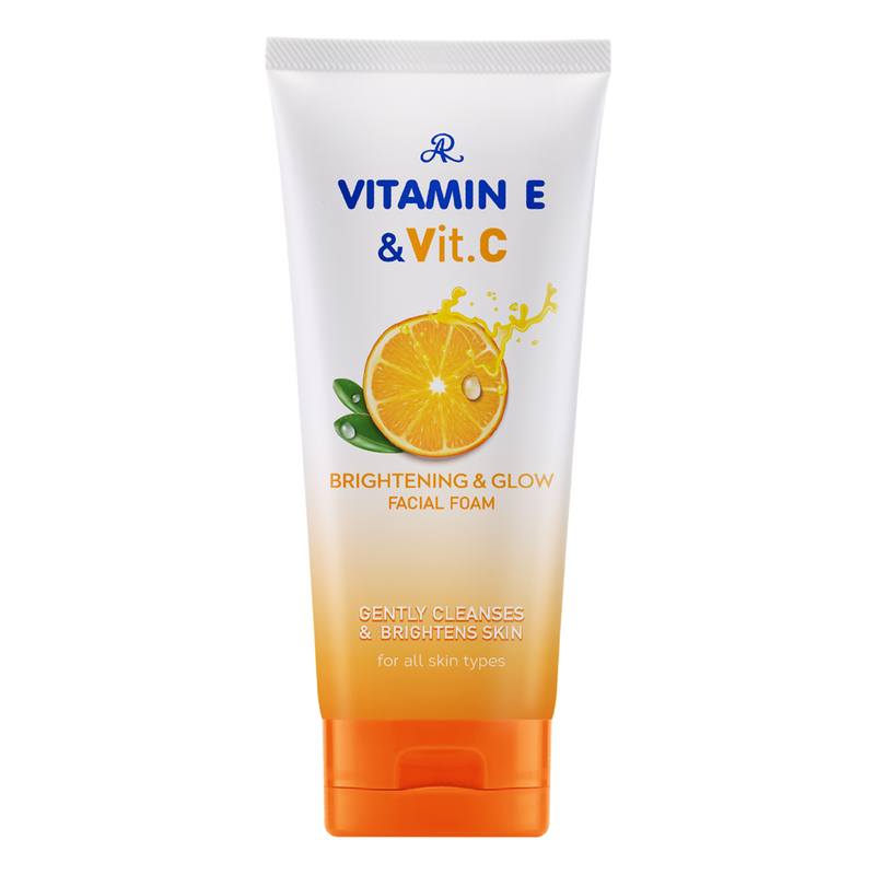 Vitamin C & E facial foam