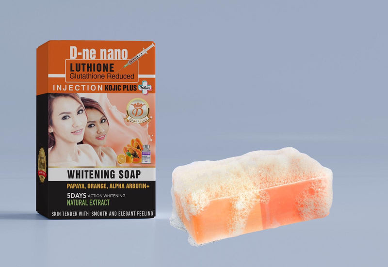 D ne nano papaya orange  alpha arbutin soap