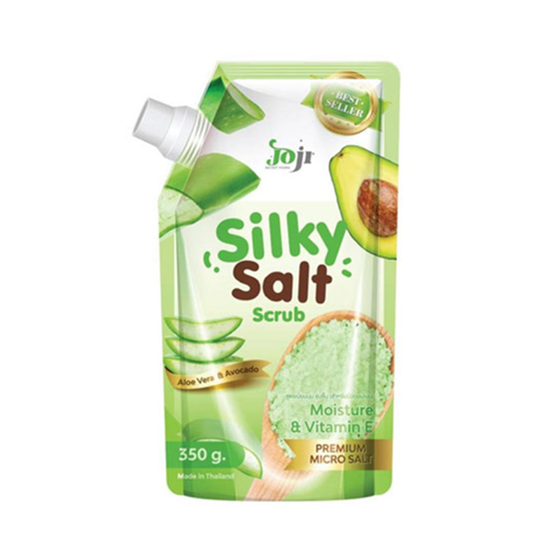 Joji Silky salt scrub aloe vera avocado