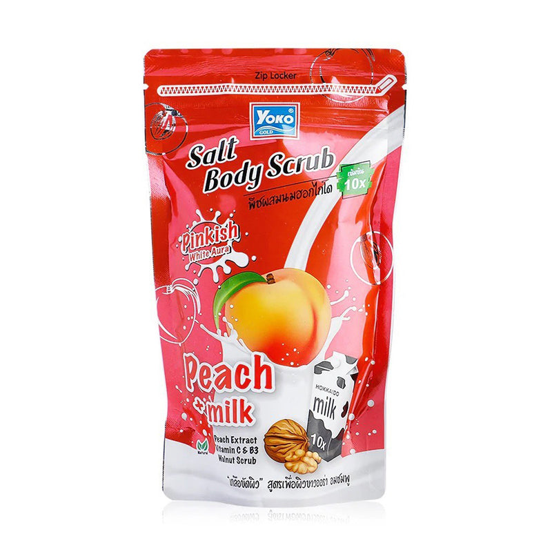 Yoko peach milk salt spa body scrub